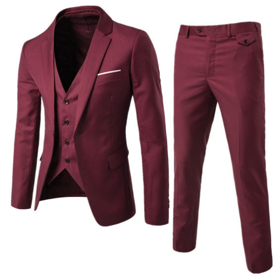 Suit Suit Men'S Three-Piece Suit