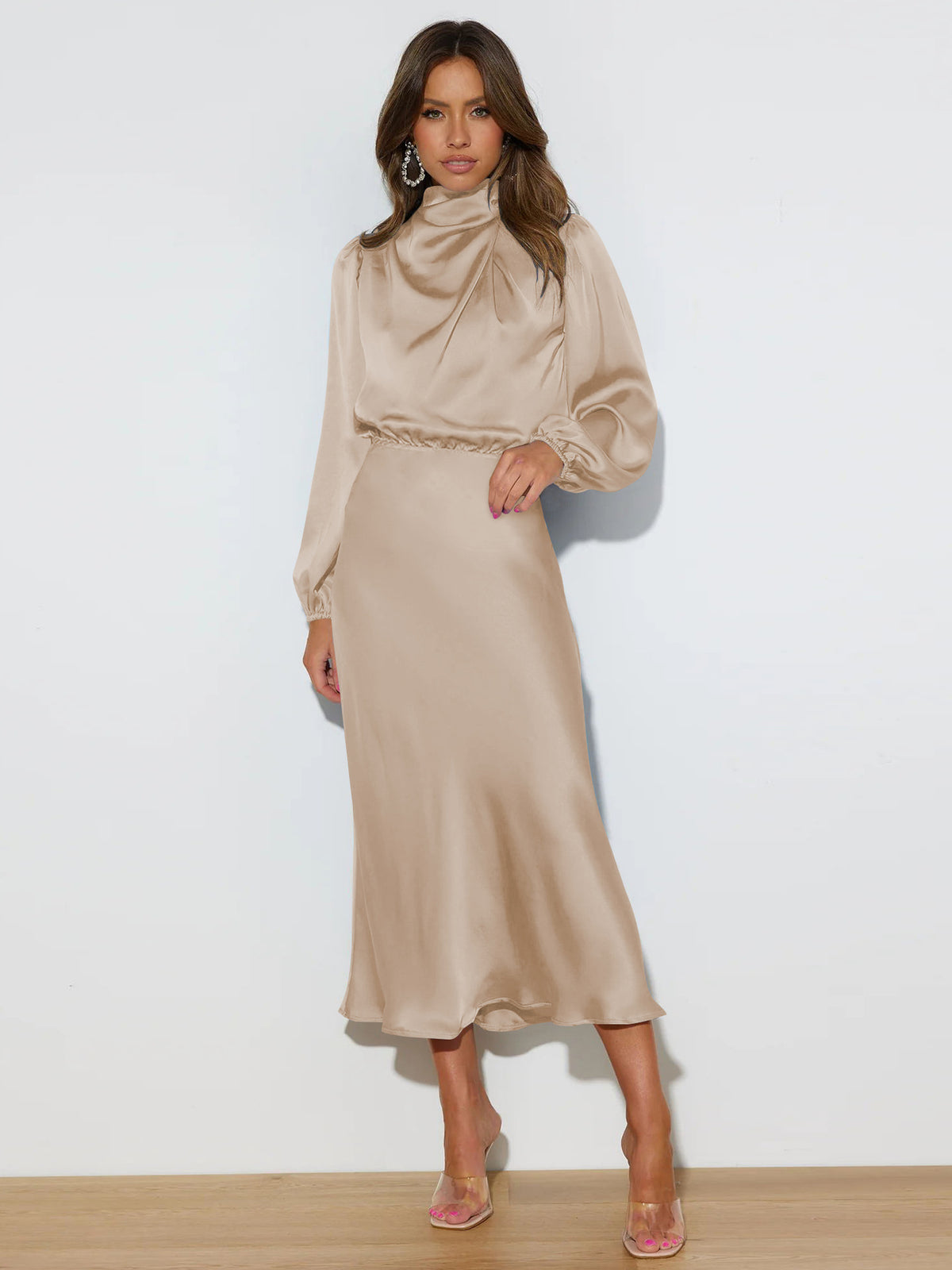 Satin Dress