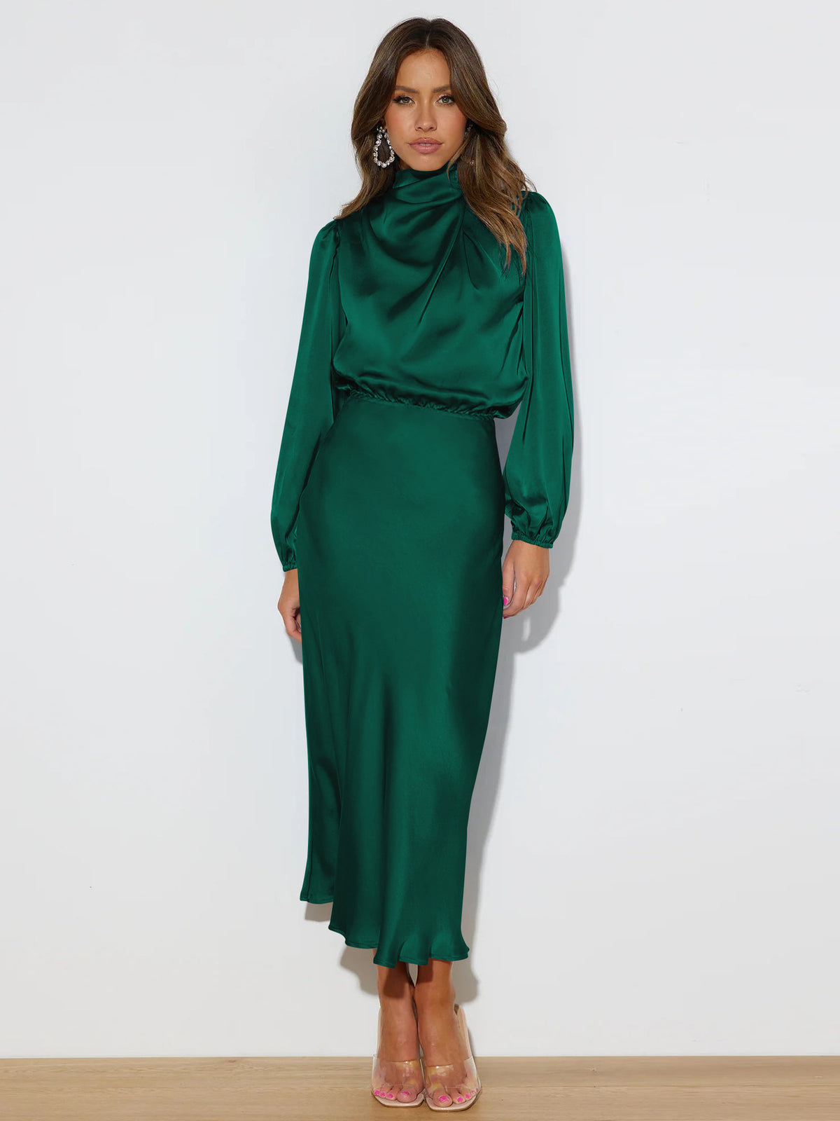 Satin Dress