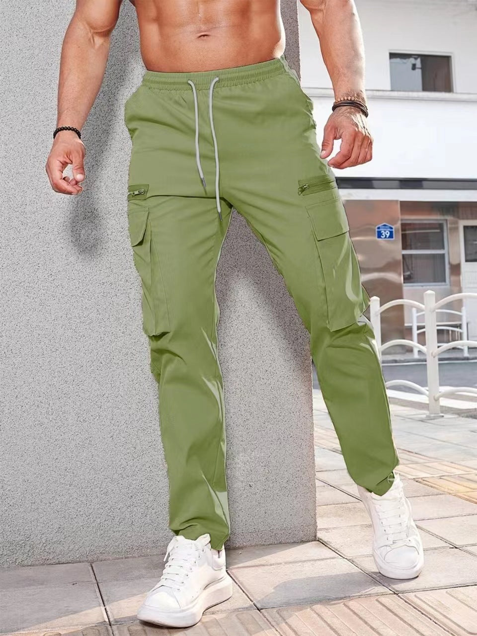 Cordwork Multi-Pocket Trousers