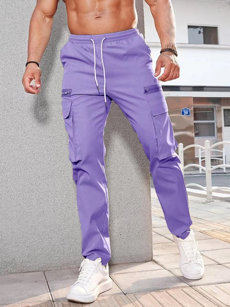 Cordwork Multi-Pocket Trousers