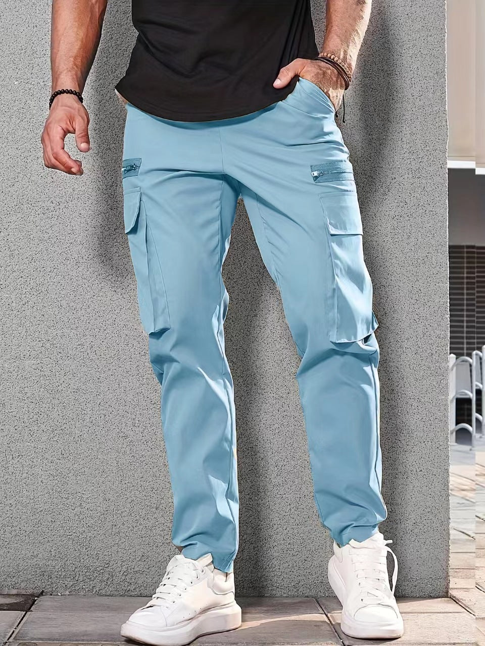 Cordwork Multi-Pocket Trousers