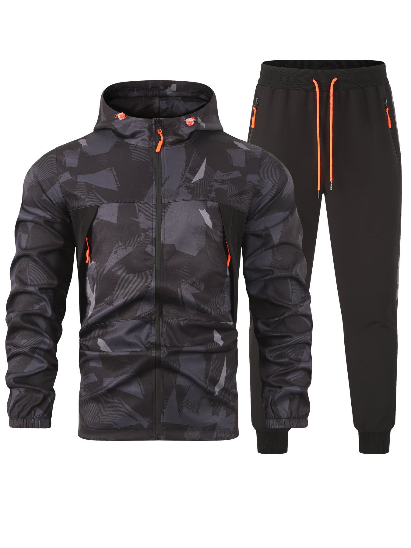 Multi-Pocket Camouflage Suit