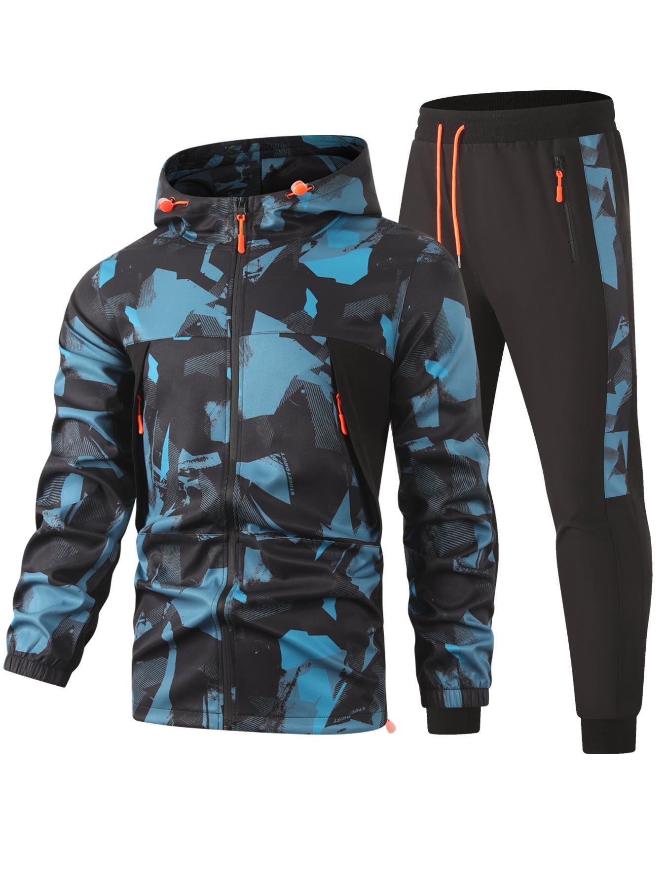 Multi-Pocket Camouflage Suit