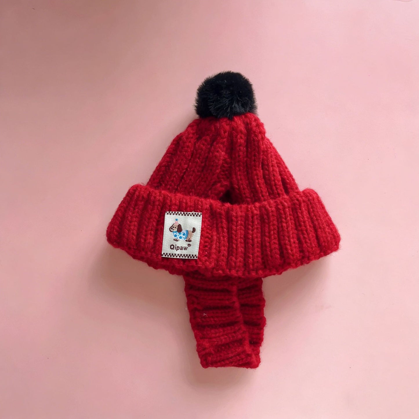 Windproof Knit Dog Hat