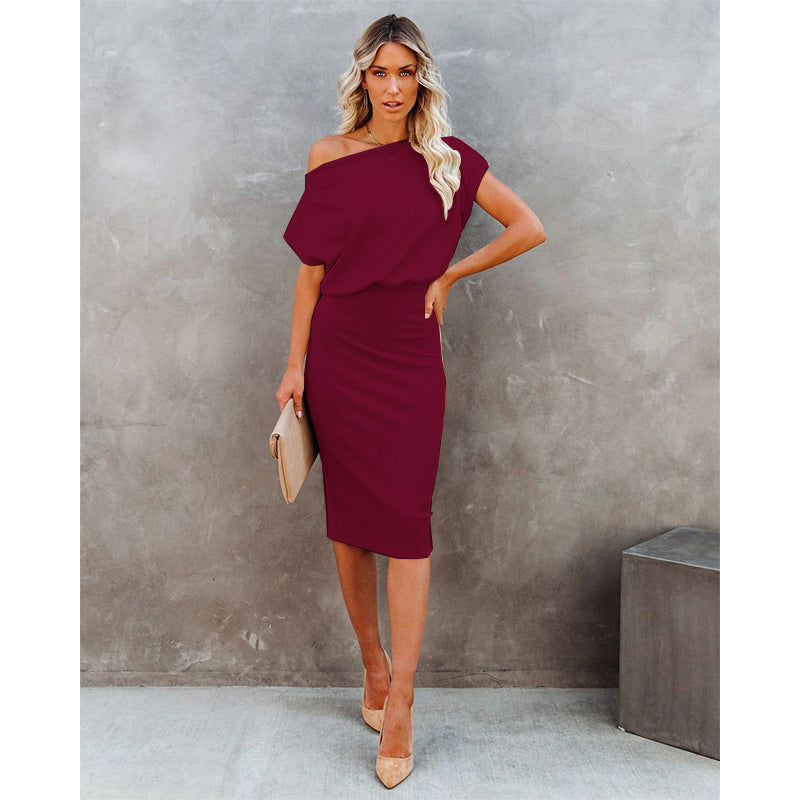 Open-Shoulder Dress