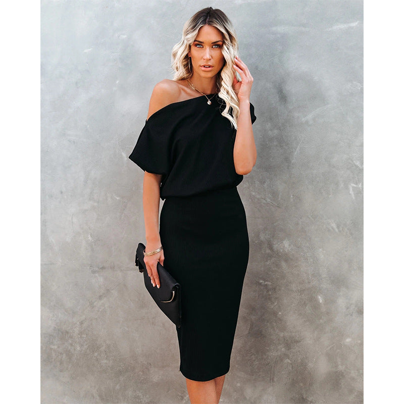 Open-Shoulder Dress