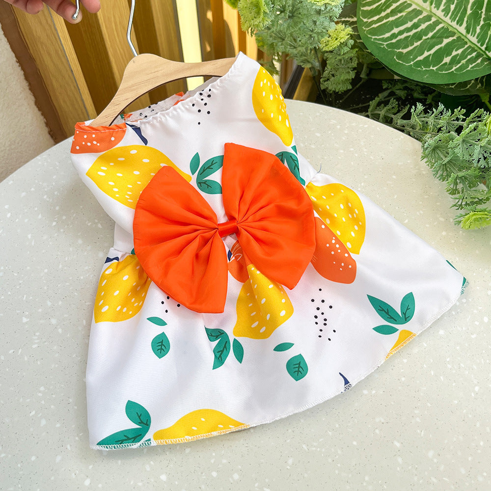 Dog Bow Dress