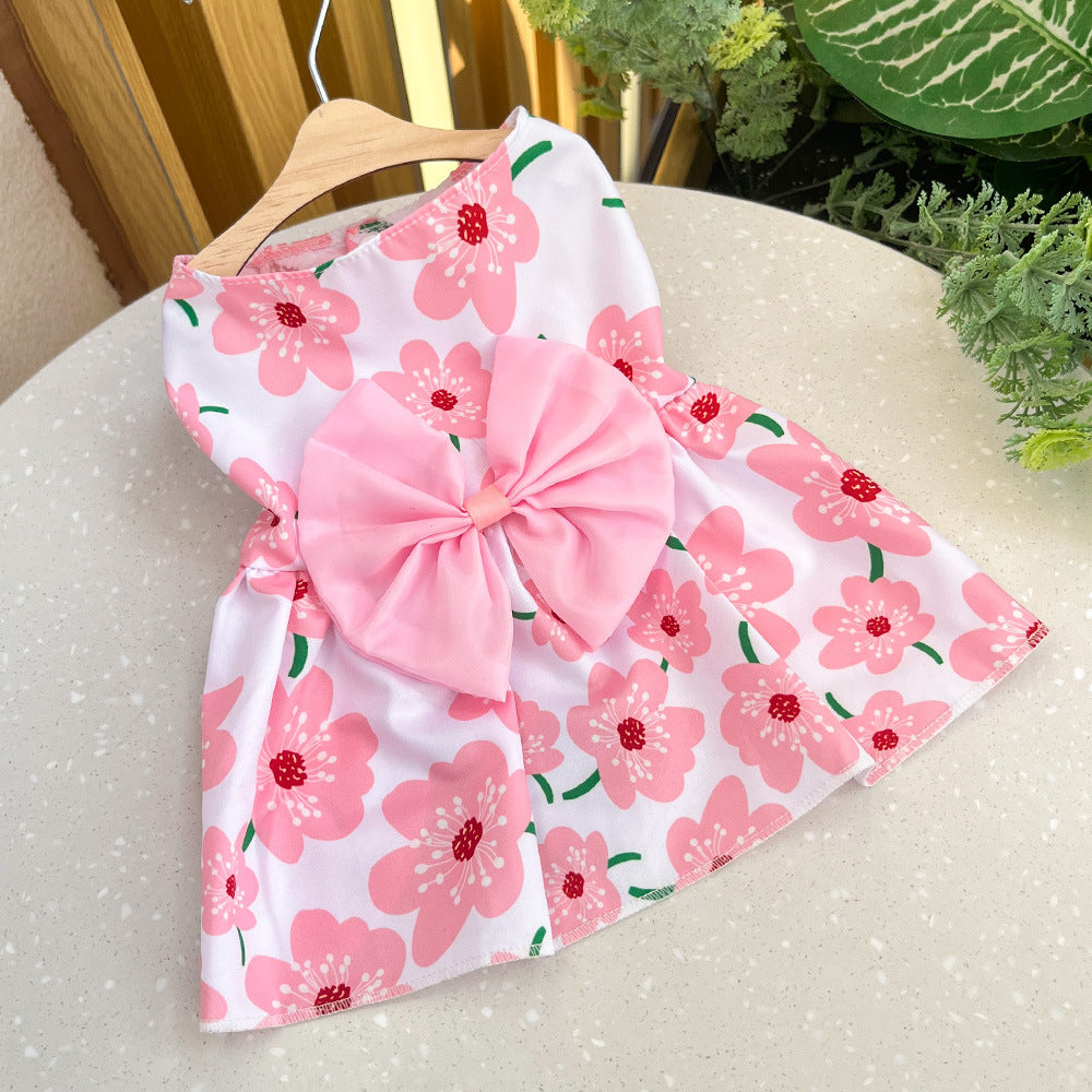 Dog Bow Dress