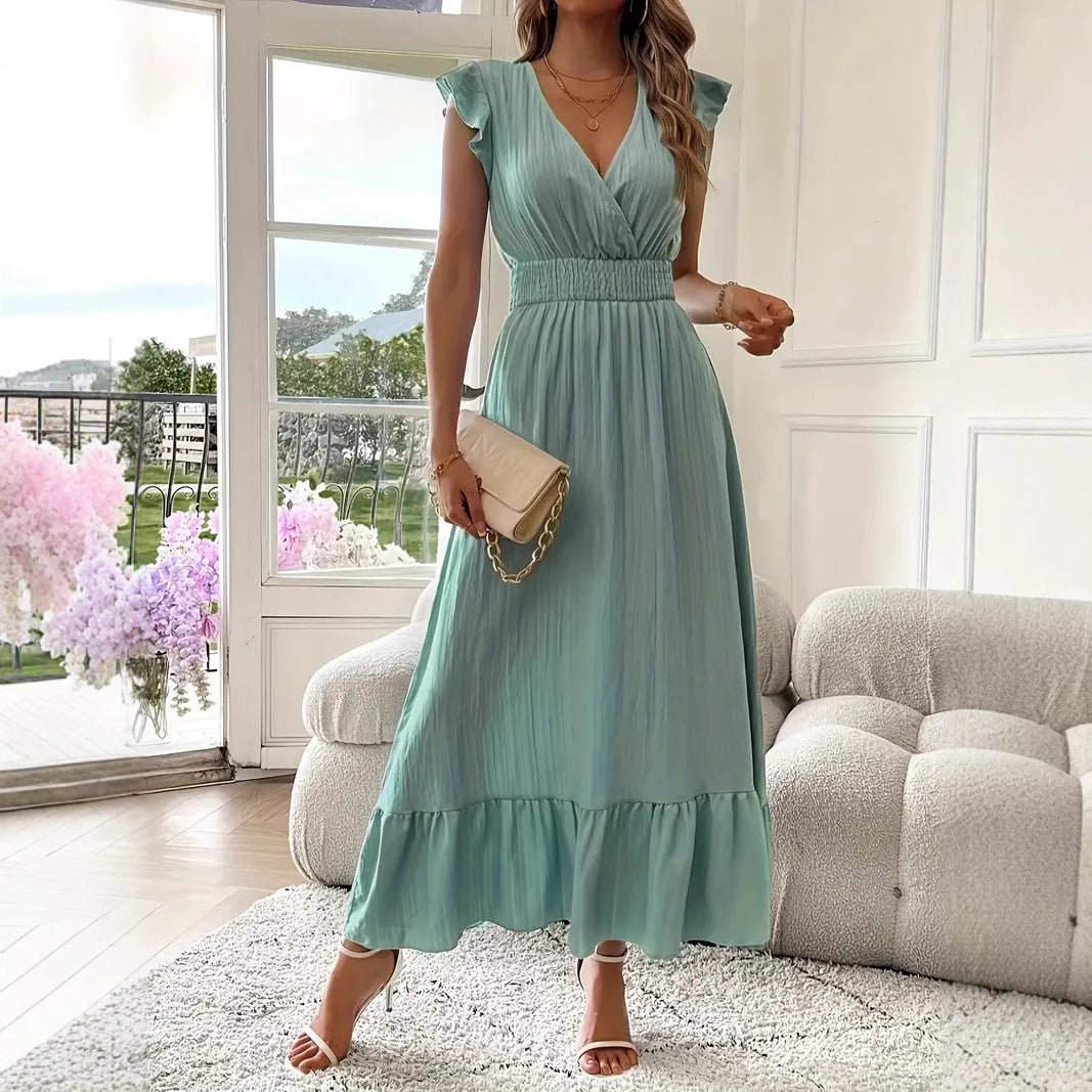 Summer Short-Sleeved Dress