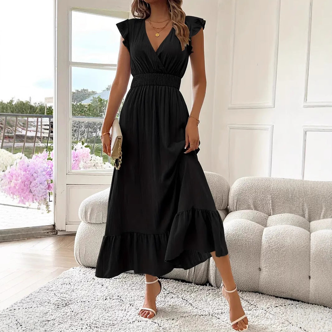 Summer Short-Sleeved Dress