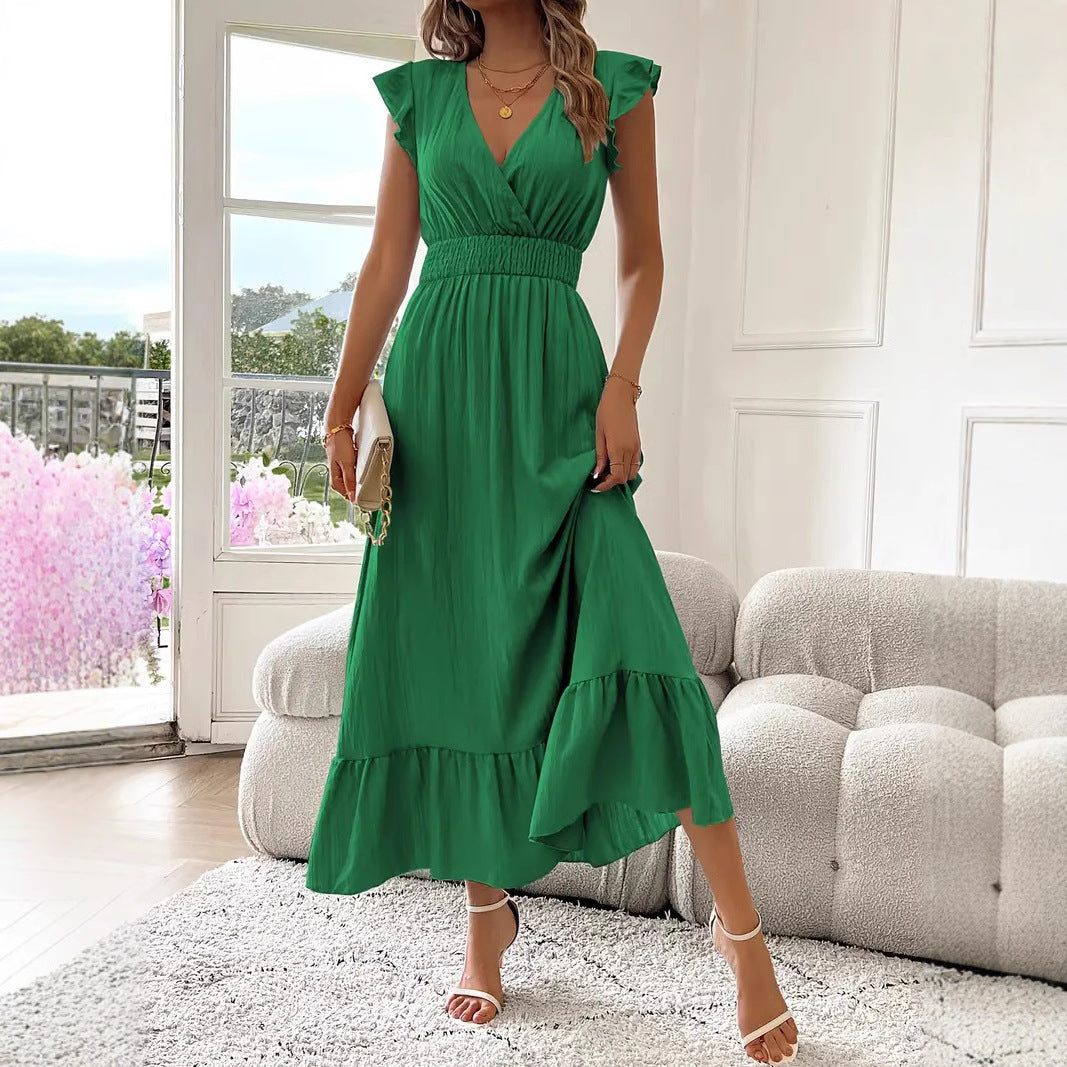 Summer Short-Sleeved Dress