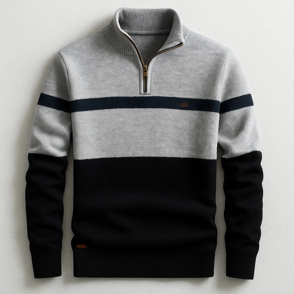 Business Stand Collar Sweater