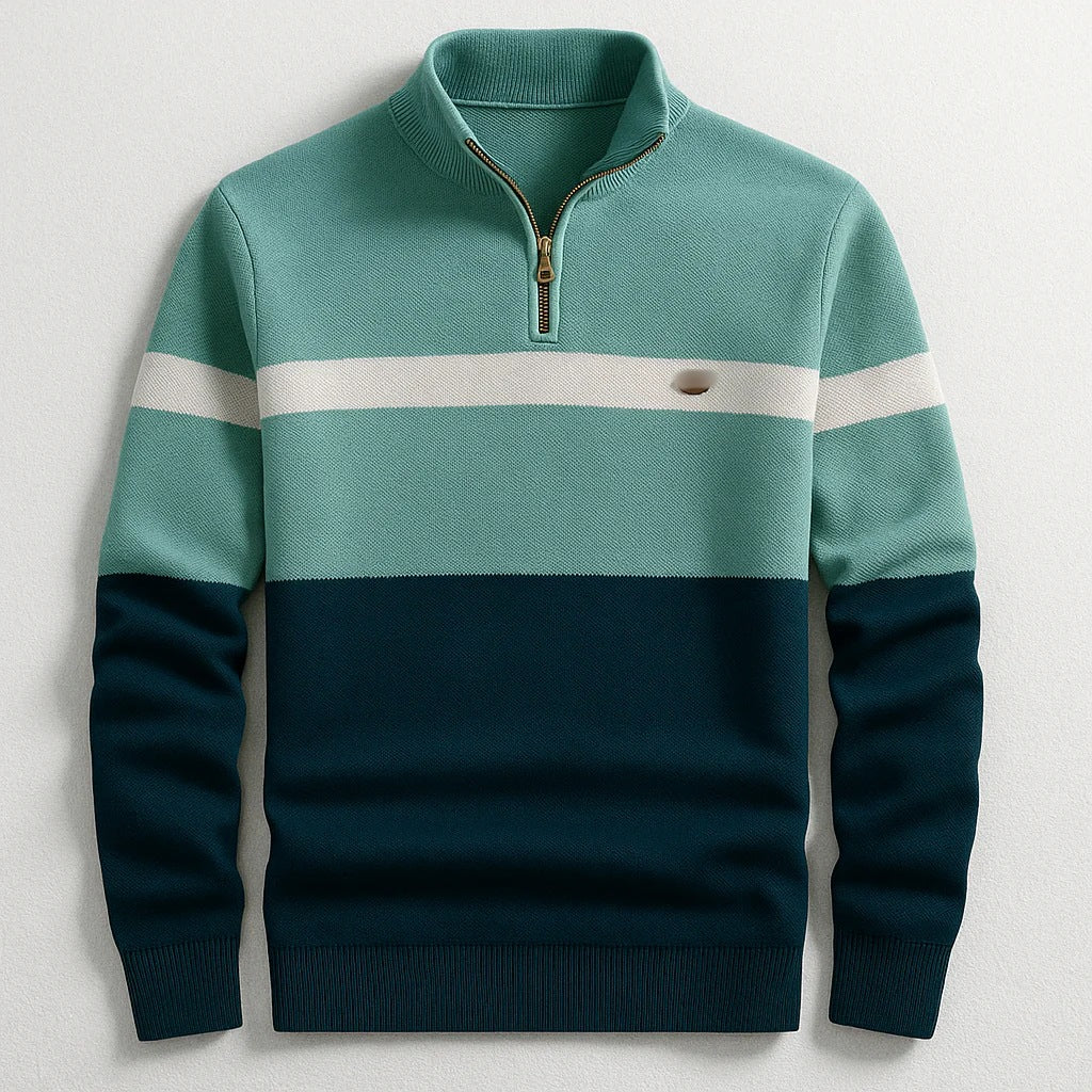 Business Stand Collar Sweater