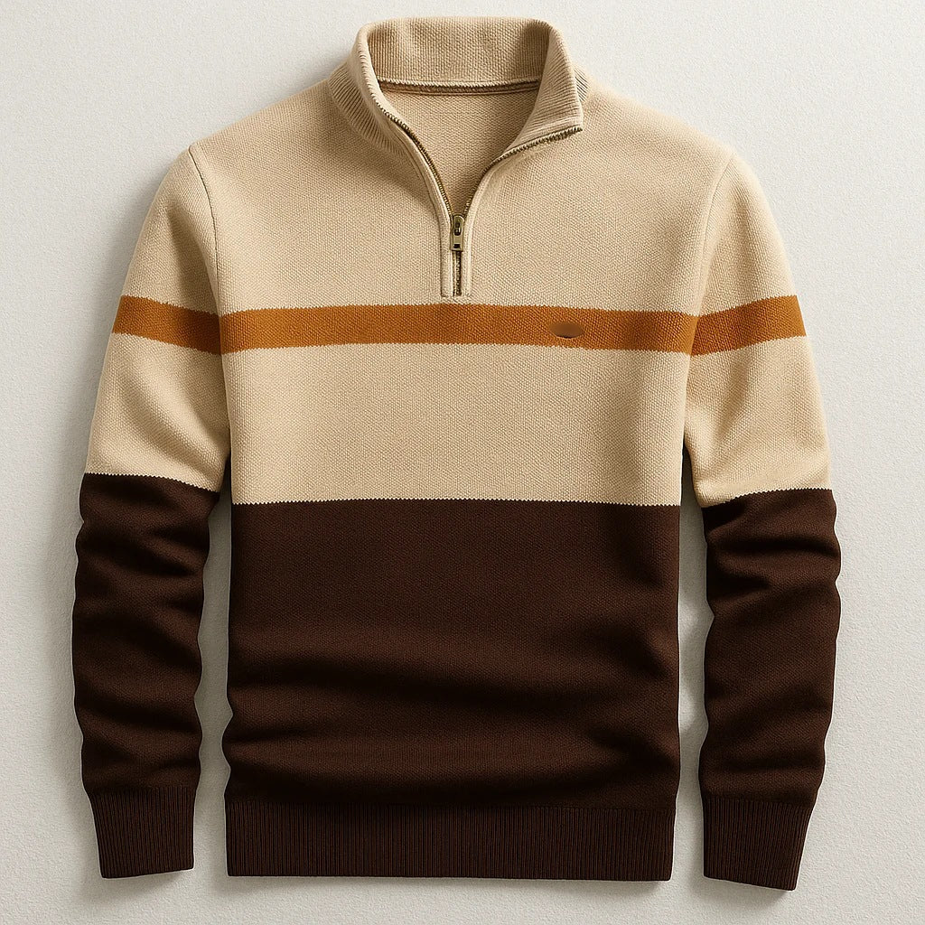 Business Stand Collar Sweater