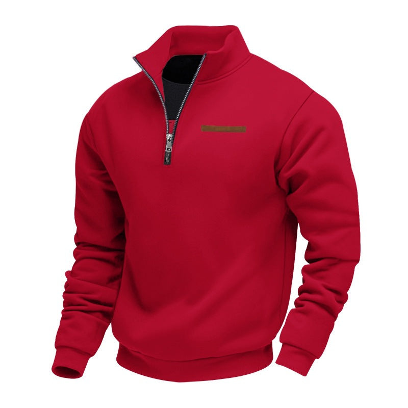Half-Zip Loose Sweat