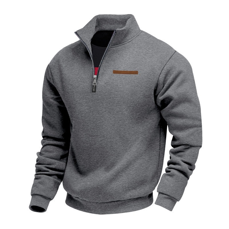 Half-Zip Loose Sweat
