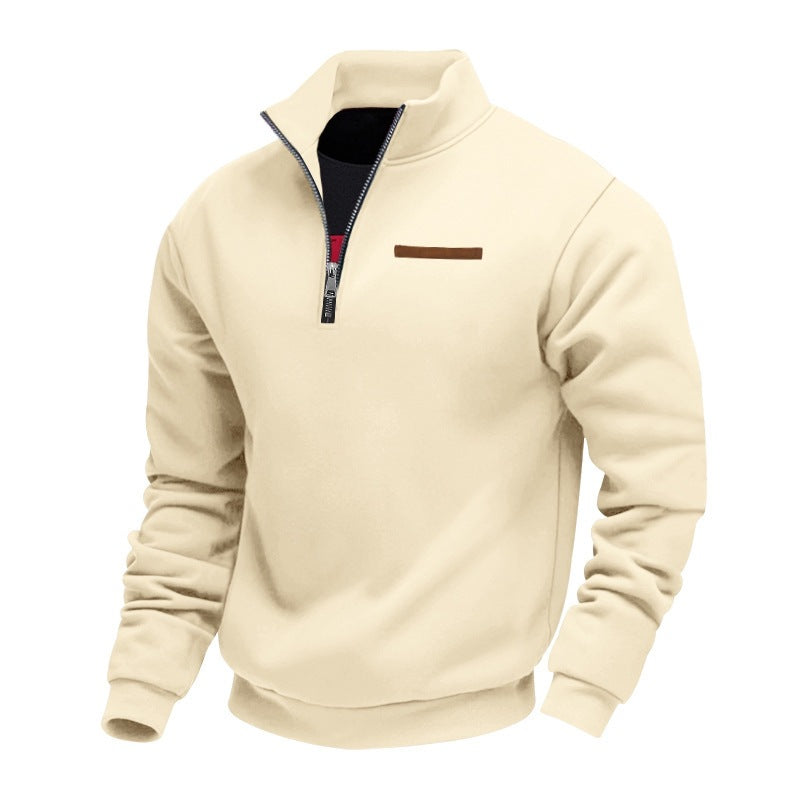 Half-Zip Loose Sweat