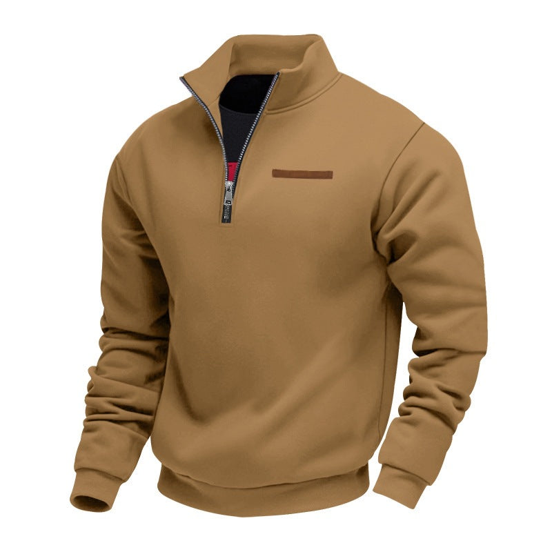 Half-Zip Loose Sweat
