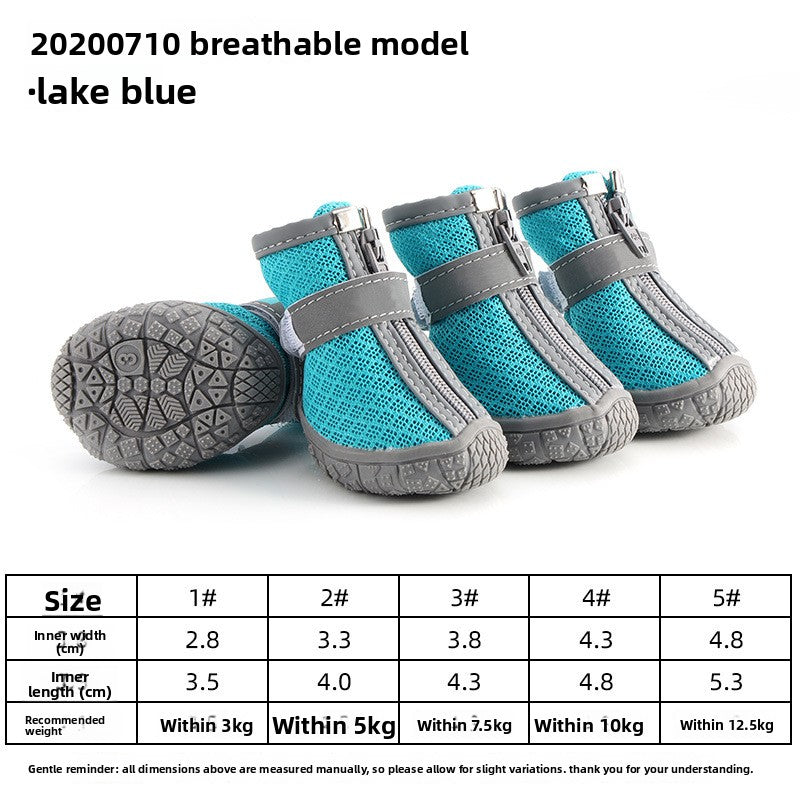Breathable Non-Slip Pet Shoes(without logo)