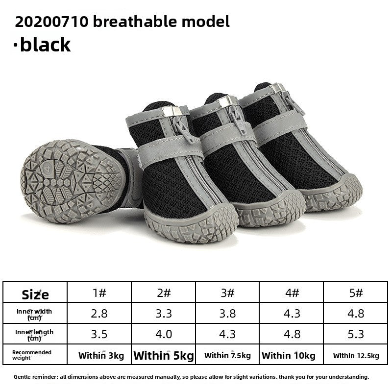 Breathable Non-Slip Pet Shoes(without logo)