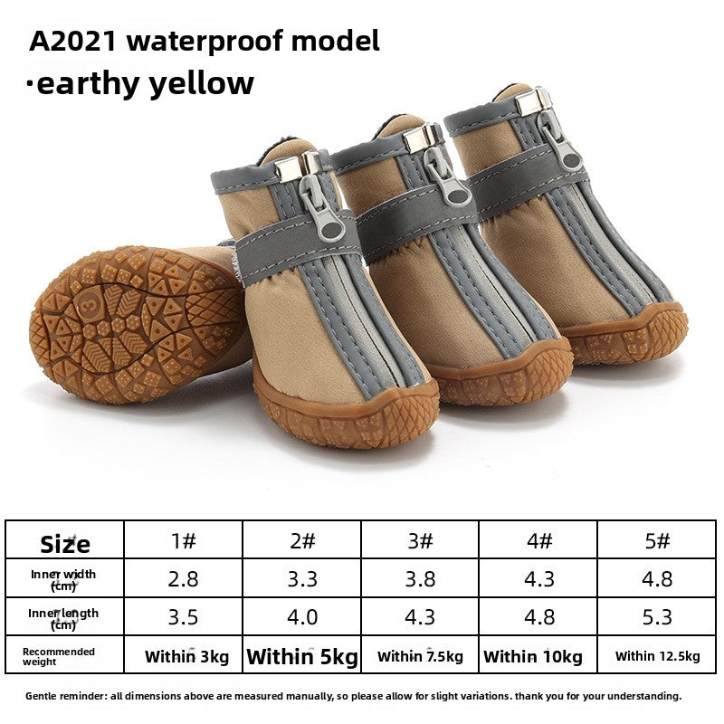 Breathable Non-Slip Pet Shoes(without logo)