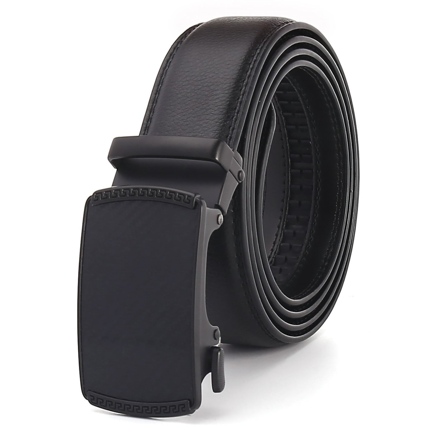 Two-Layer Cowhide Men'S Leather Automatic Belt