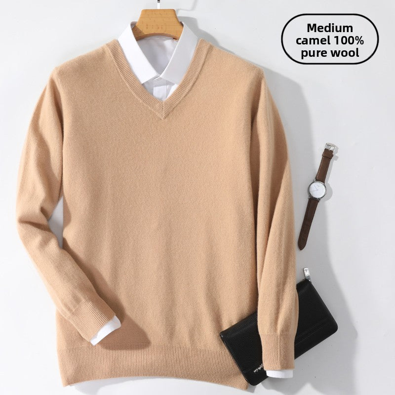 Men'S V-Neck Cardigan