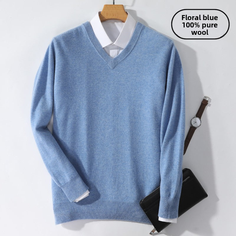 Men'S V-Neck Cardigan