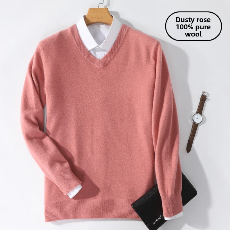 Men'S V-Neck Cardigan
