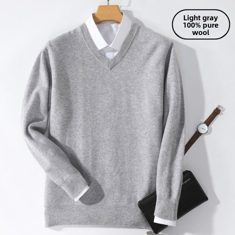 Men'S V-Neck Cardigan