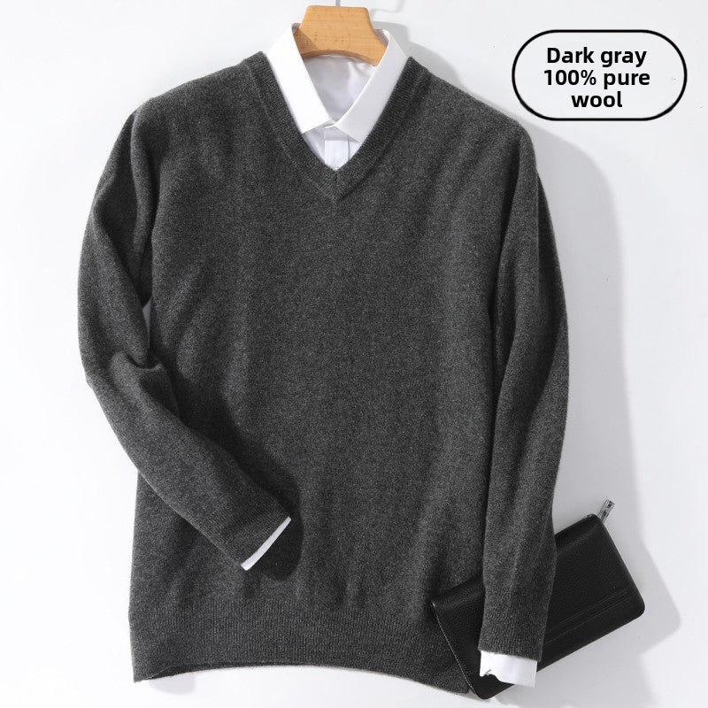 Men'S V-Neck Cardigan