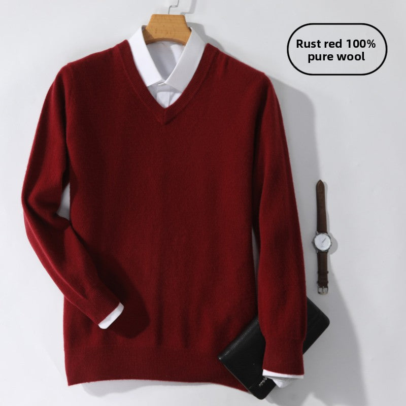Men'S V-Neck Cardigan