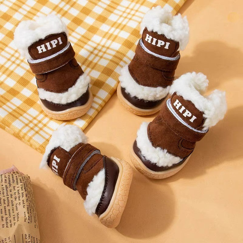 Autumn And Winter Dog Shoes