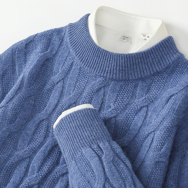 Plus Size Wool Twisted Sweater