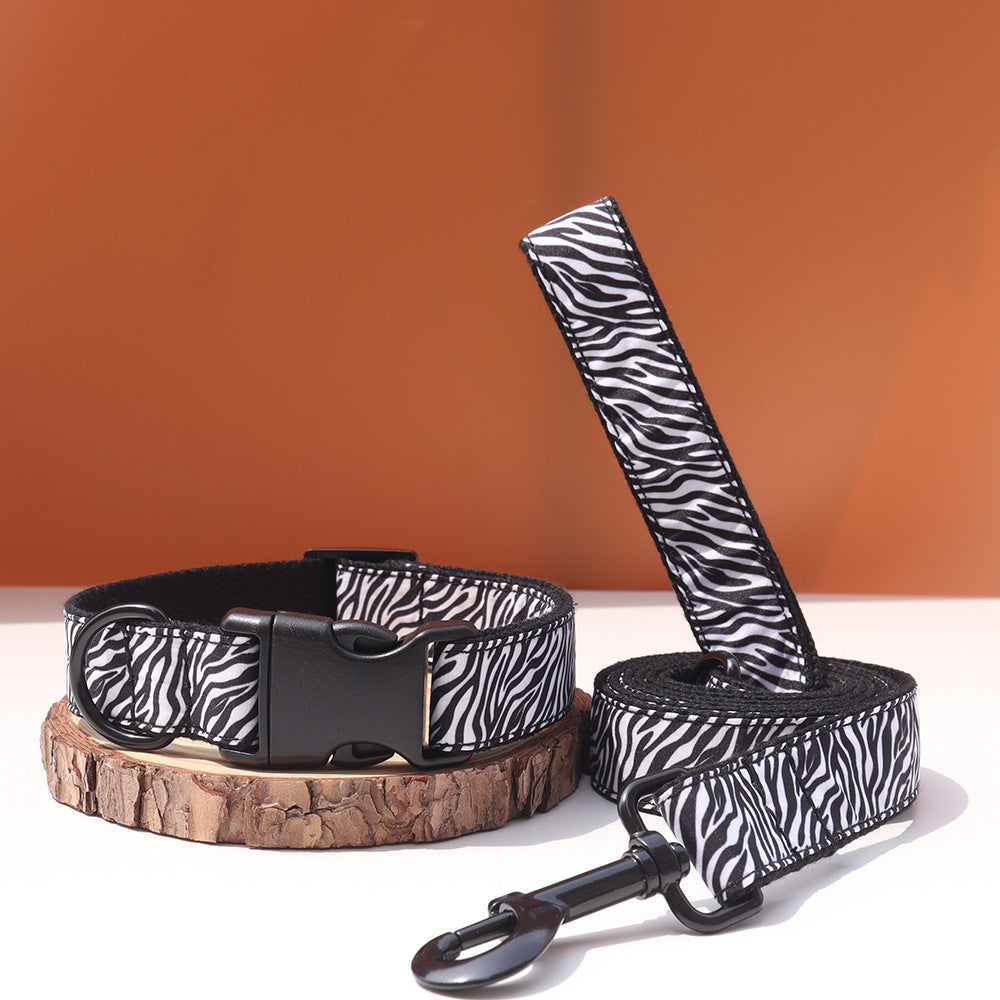 Animal Print Training Collar
