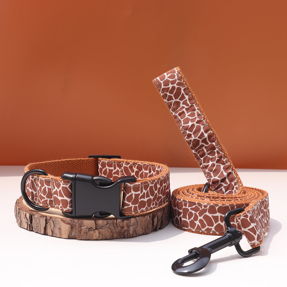 Animal Print Training Collar