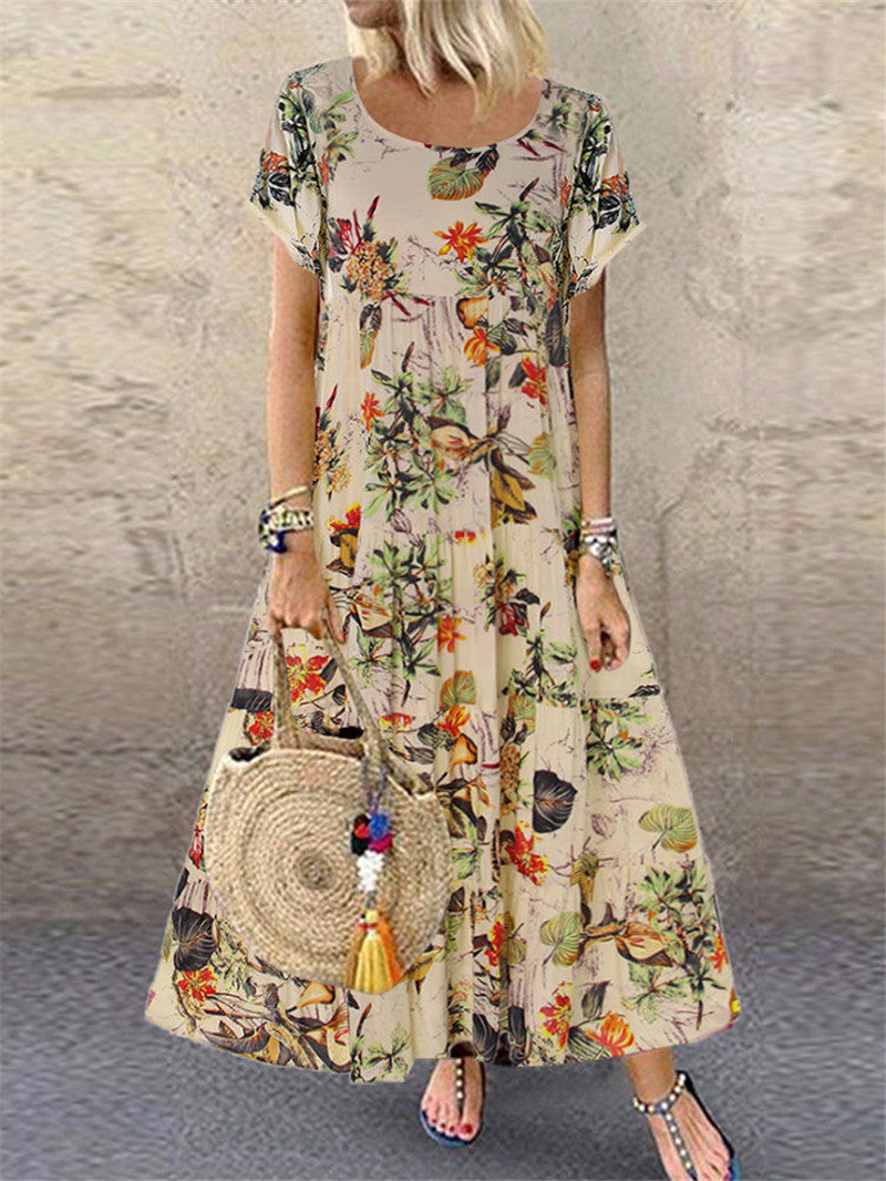 Women'S Short-Sleeved Dress