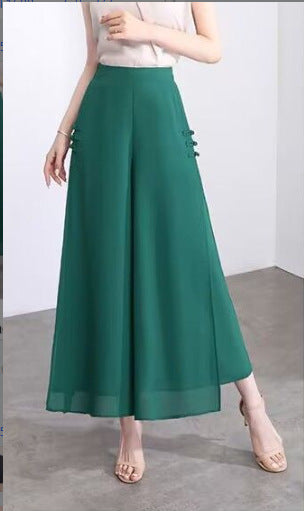 Dape Chiffon Cropped Pants