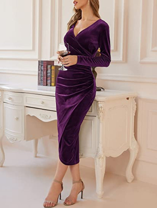 Midi Crossover Dress