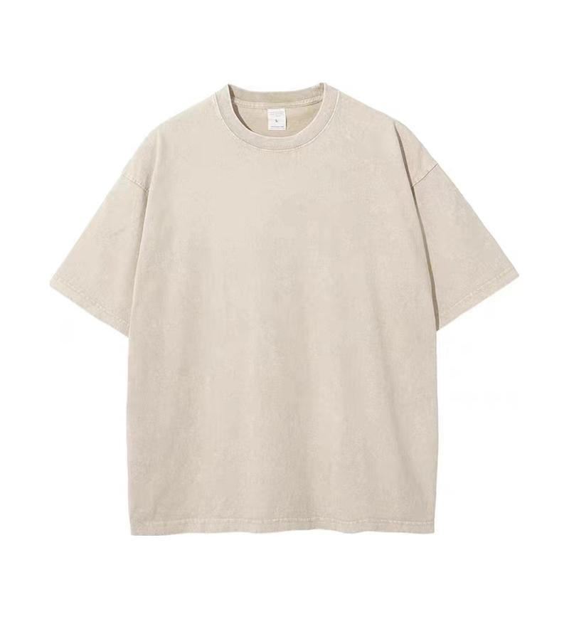 230g American Tide Brand Washed Old Cotton Short Sleeves