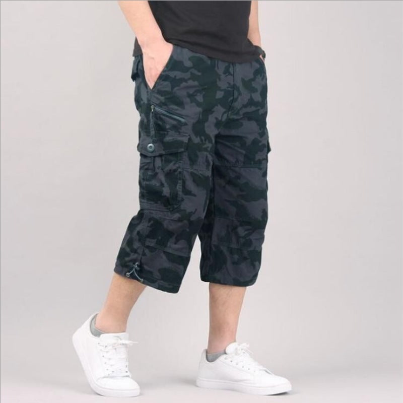 Cropped Pants Cordwork Pocket Pants