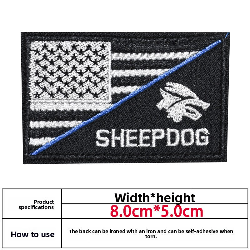 Service Dog Embroidered Velcro Patch