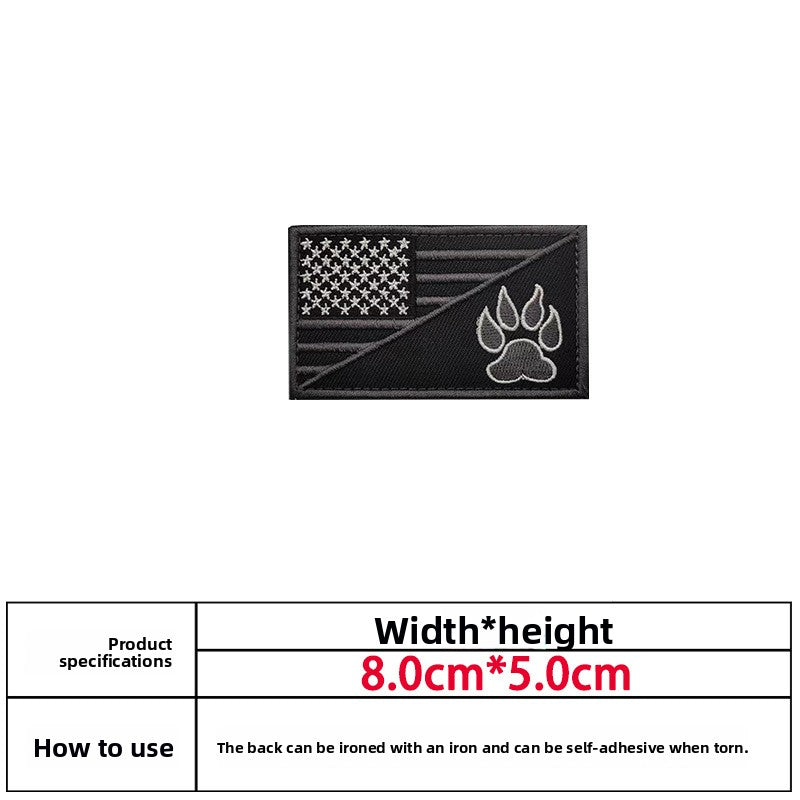 Service Dog Embroidered Velcro Patch