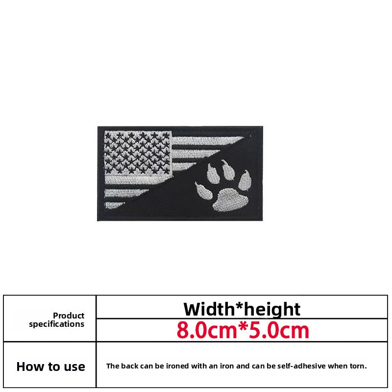 Service Dog Embroidered Velcro Patch