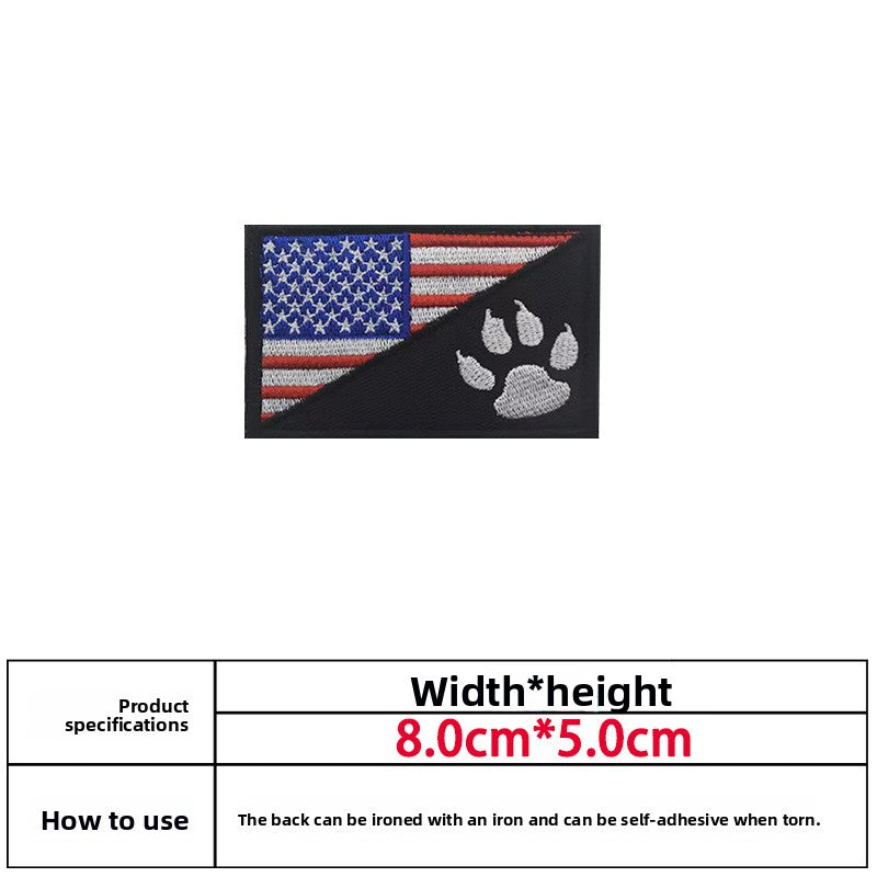 Service Dog Embroidered Velcro Patch