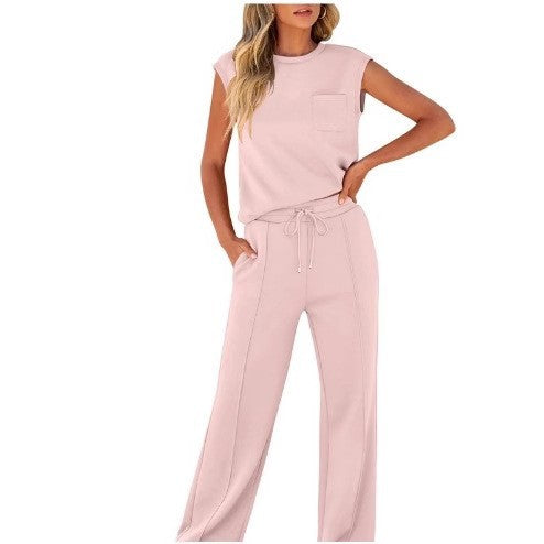 Women'S Sleeveless Two-Piece Suit