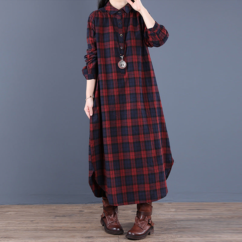 Spliced Check dress