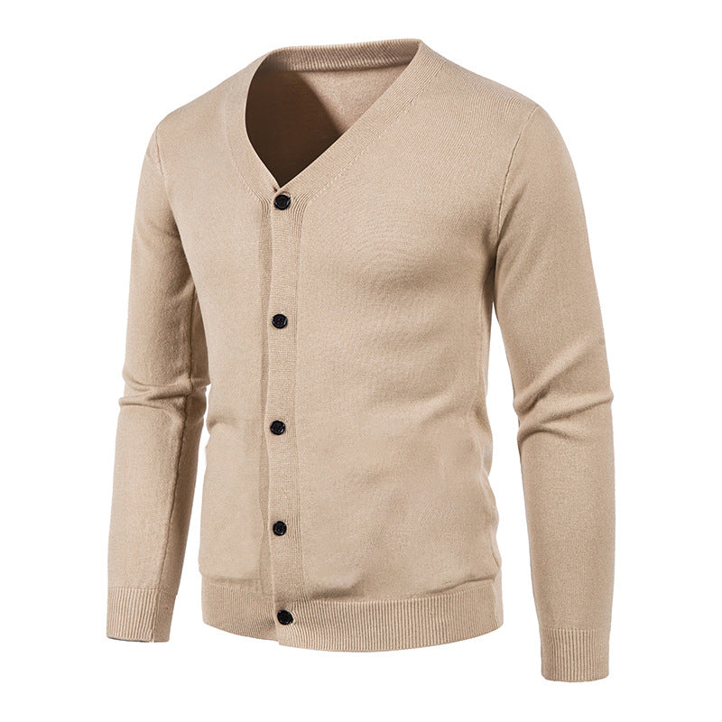 V-Neck Knit Cardigan