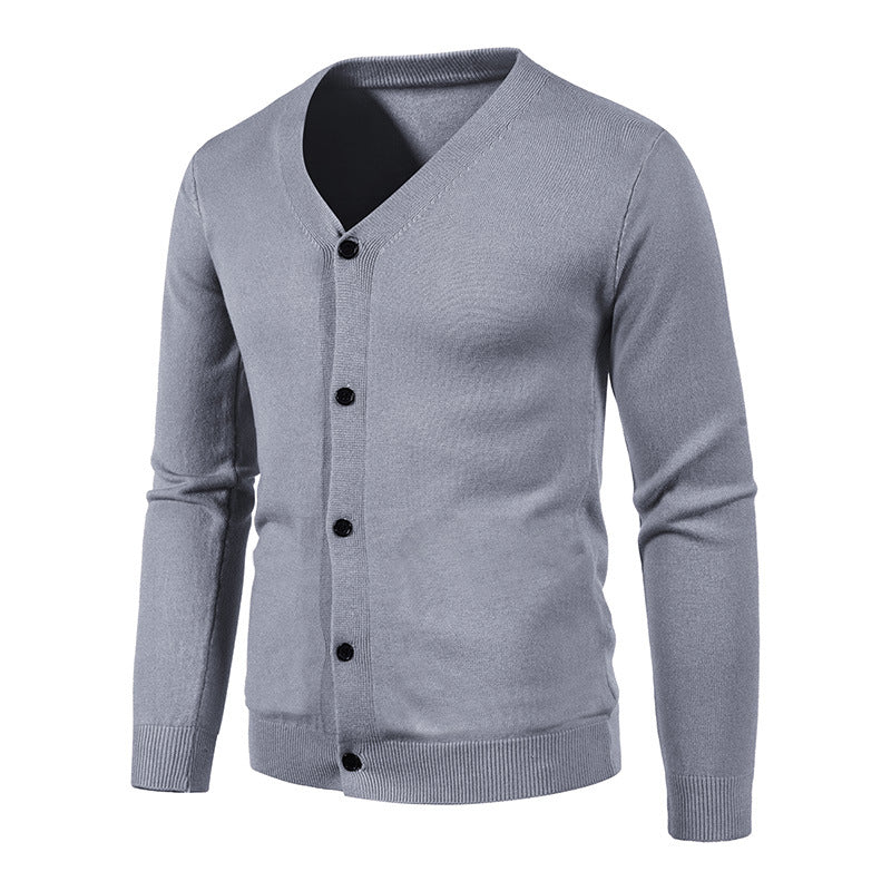 V-Neck Knit Cardigan